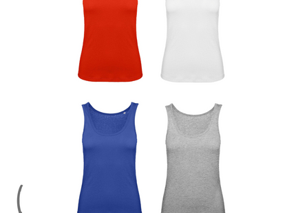 Canotta donna in cotone organico personalizzata | Cod. BCTW073