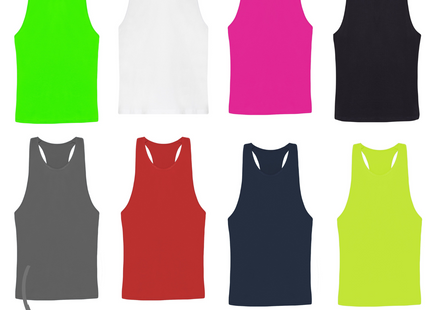 Canotte sportive Unisex personalizzate 140 gr. | Cod. BS001