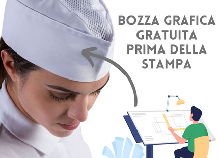 Cappello da ristorazione personalizzato | Cod. MI015