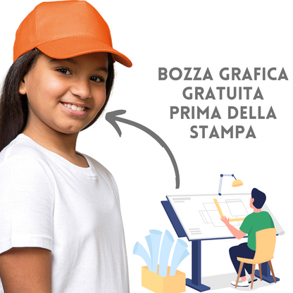 Cappellini da bambini personalizzati PM101
