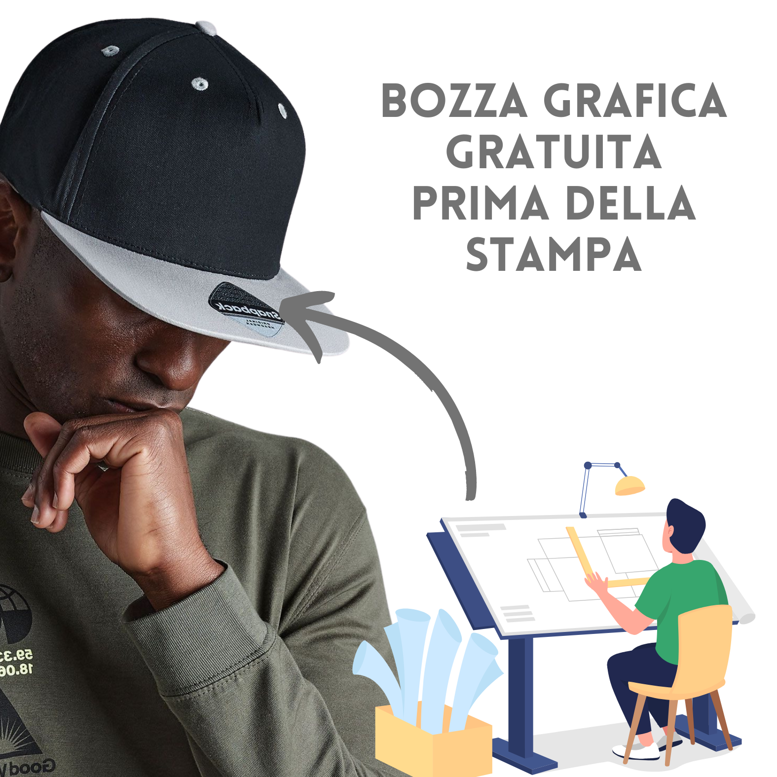 Cappellini personalizzati B610C