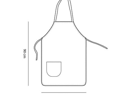 Grembiule da Chef con Tascone Laterale Chef Personalizzabile - PC605