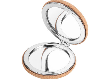 Specchietti da borsa personalizzati in sughero Cork mirror