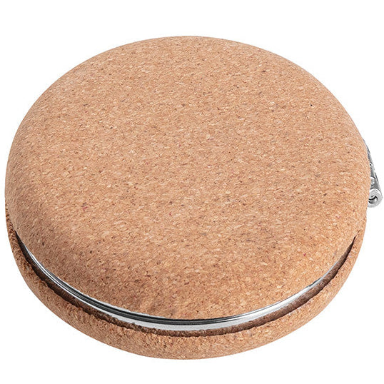 Specchietti da borsa personalizzati in sughero Cork mirror