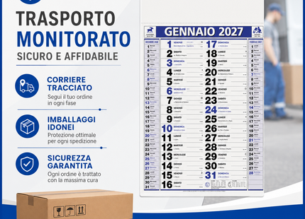 Calendario olandese personalizzato 2027 Elegant