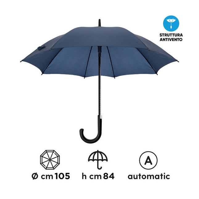 Ombrello automatico personalizzato DAILY in poliestere pongee PL113