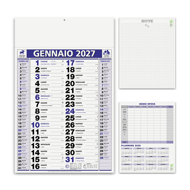 Calendario olandese personalizzato 2027 Elegant