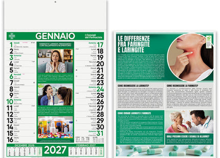 calendari personalizzati 2027