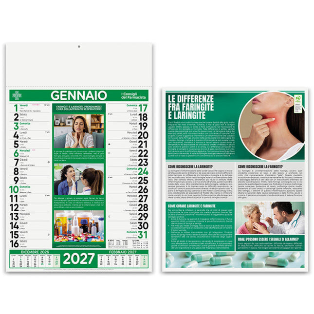 calendari personalizzati 2027