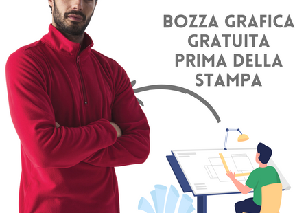 Felpa personalizzata in micropile | Cod. BS364