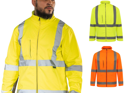 Softshell giacca da lavoro alta visibilità KXSSHJ