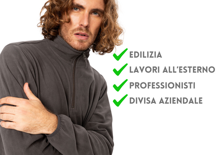 Felpa personalizzata in micropile | Cod. BS364