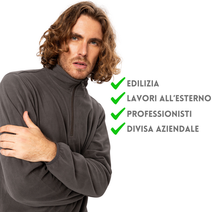 Felpa personalizzata in micropile | Cod. BS364