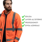 Giaca Softshell da lavoro alta visibilità | Cod. KXSSHJ