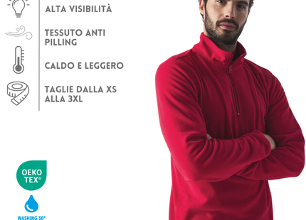Felpa personalizzata in micropile | Cod. BS364