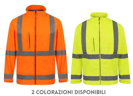 Softshell giacca da lavoro alta visibilità KXSSHJ