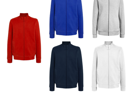 Felpa personalizzata con zip intera | Cod. BS300