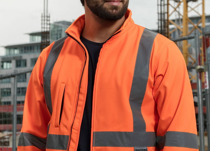 Giaca Softshell da lavoro alta visibilità | Cod. KXSSHJ