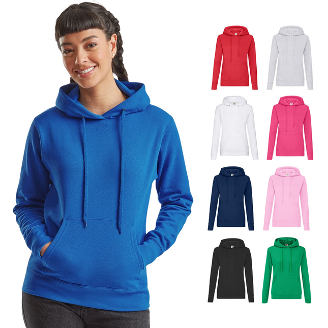 Felpa donna personalizzata con cappuccio FR620380
