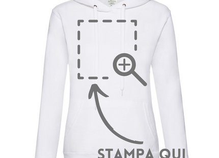 Felpa donna personalizzata con cappuccio FR620380