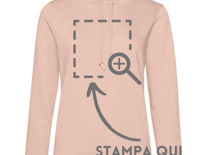Felpa personalizzata da donna BCWW34B