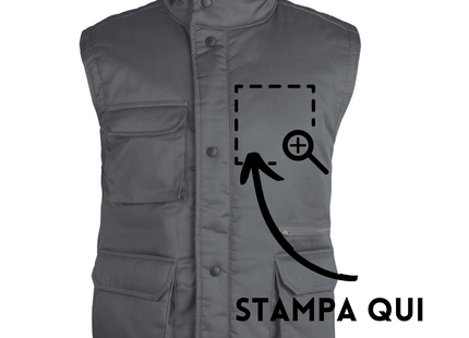 Gilet da lavoro personalizzato PM701