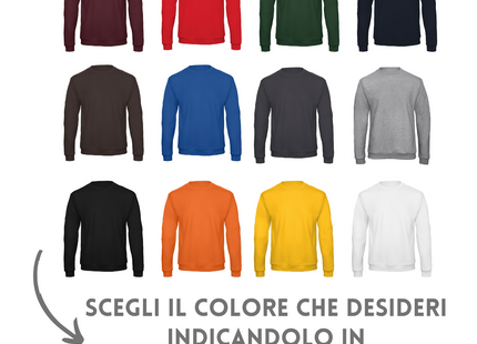 Felpa personalizzata BCWUI23