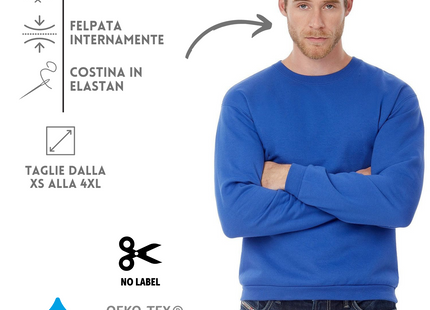 Felpa personalizzata BCWUI23