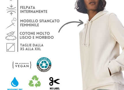 Felpa personalizzata da donna BCWW34B