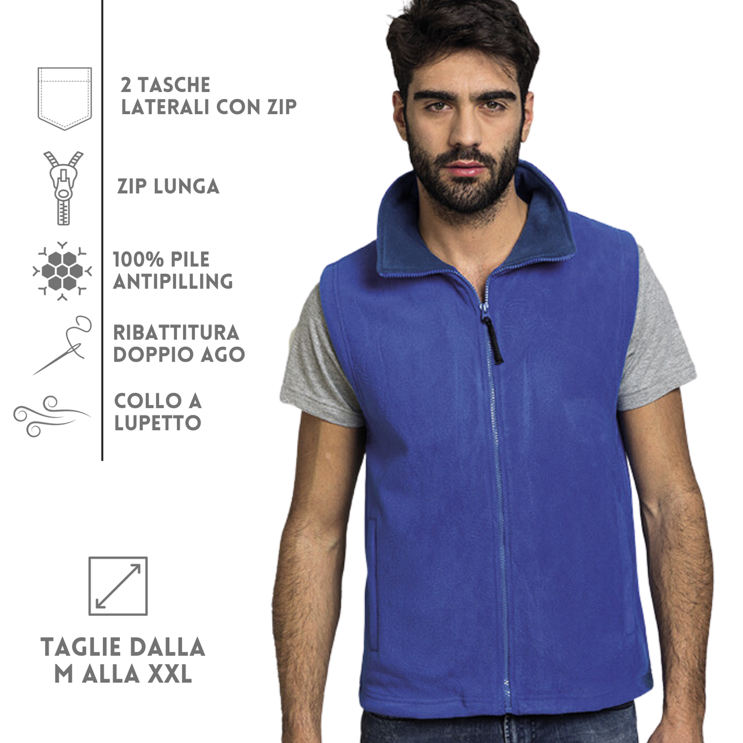 Gilet da lavoro personalizzato PM540