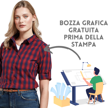 Camicia Food da donna personalizzata | Cod. PR350