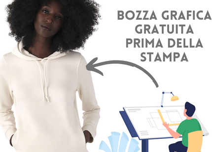 Felpa personalizzata da donna BCWW34B