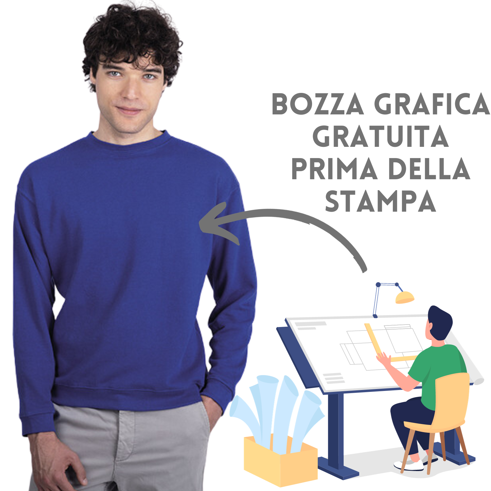 Felpa personalizzata NK300