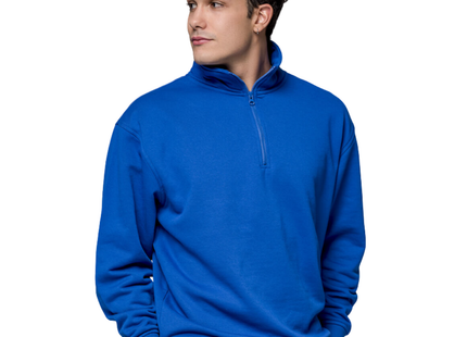Felpa unisex personalizzata con mezza zip | Cod. SWRAZIP