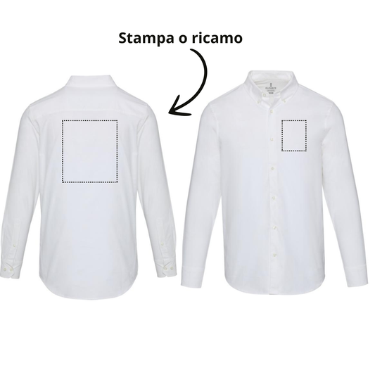 Camicia ricamata classica Oxford da donna | Cod. 39501509