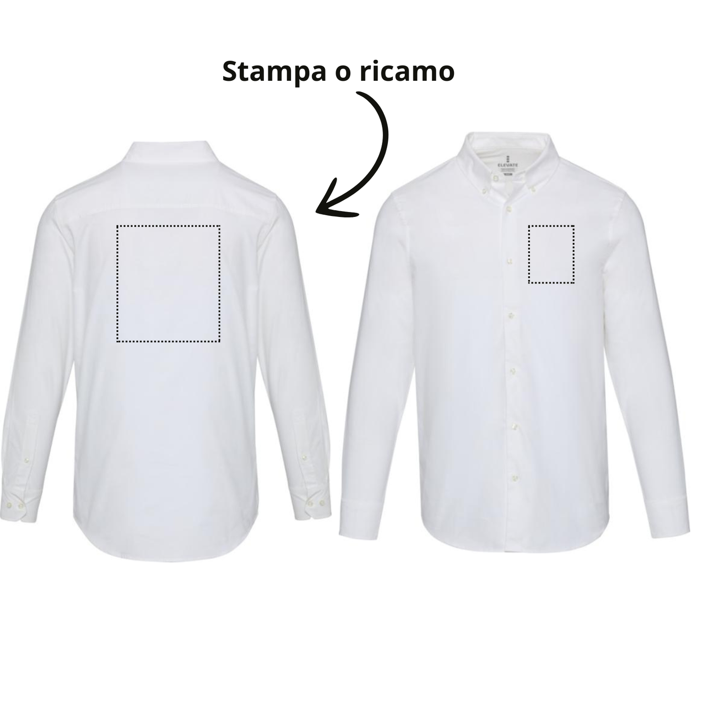 Camicia in tessuto di popeline Carnelian ricamata | Cod. 39502900