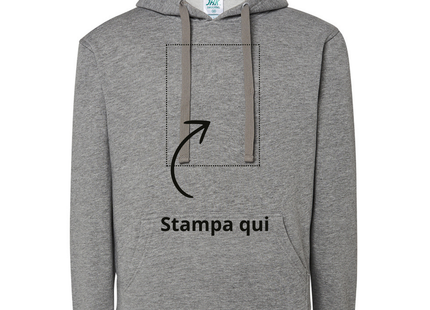 Felpa Donna personalizzata con cappuccio | Cod. SWULKNG240