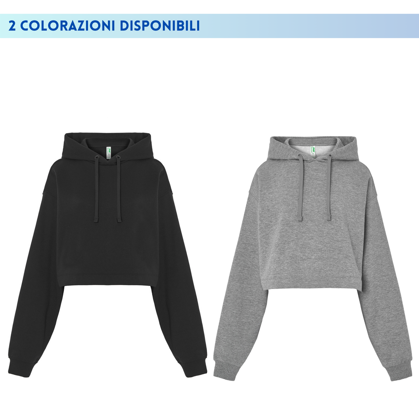 Felpa Donna personalizzata regular cropped | Cod. SWULCROP