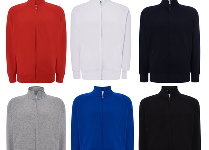 Felpa Unisex leggera a zip intera | Cod. SWFUZIP240