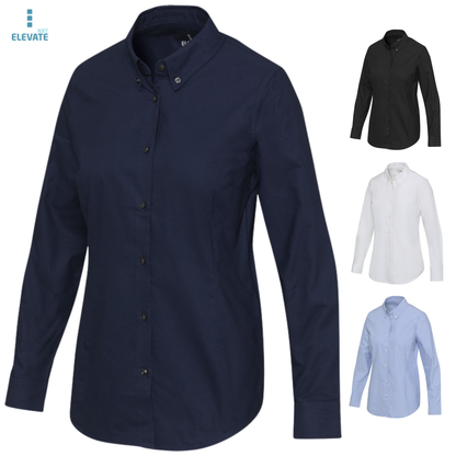 Camicia ricamata classica Oxford da donna | Cod. 39501509