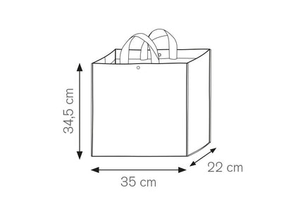 Fishbox Shopper in Polipropilene Personalizzabile 35×34,5×22 cm