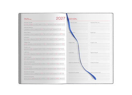 Agenda giornaliera personalizzata 2027 copertina morbida - 14x21 cm