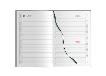 Agenda giornaliera personalizzata 2027 copertina morbida - 14x21 cm