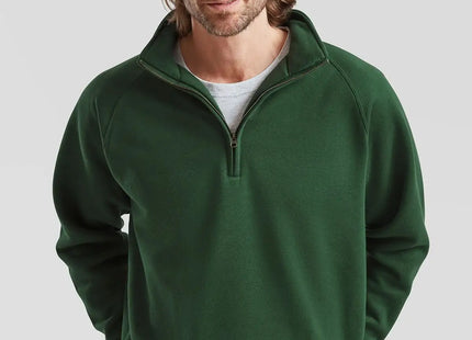 Felpa Premium Zip Neck FR620320 Fruit of the Loom personalizzabile