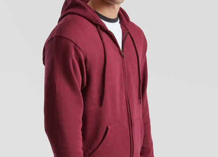 Felpa con Cappuccio e Zip Fruit of the Loom Classic Hooded Sweat Jacket FR620620 Personalizzabile - Classic Hooded Sweat Jacket