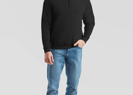 Felpa Uomo Classic Zip Neck Fruit of the Loom FR621140 Personalizzabile - Classic Zip Neck Sweat