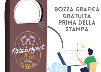 Apribottiglia \ tappo 2 in 1 personalizzato - Boire