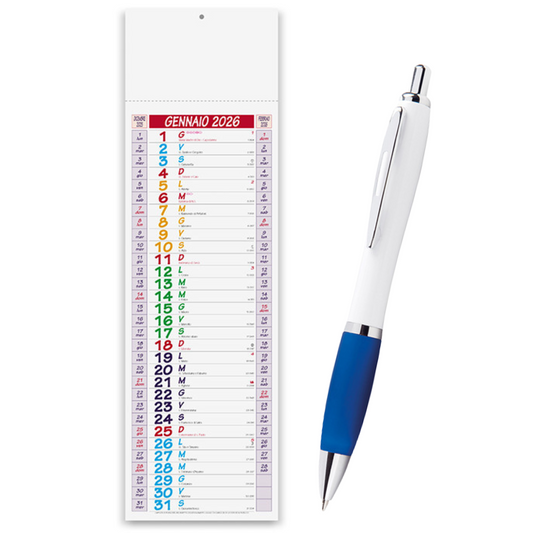 Kit Calendario 2026 + Penna Personalizzati | Cod. Kit Smart