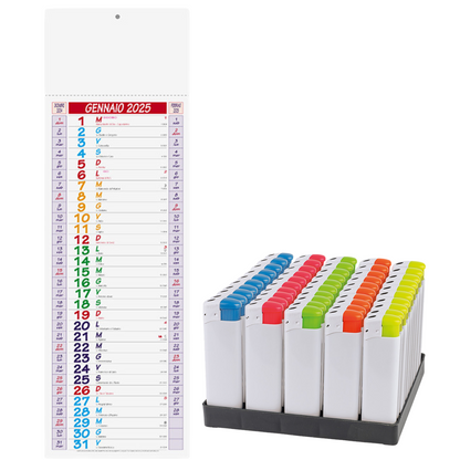 Kit Calendario 2025 + accendini Kit Fire