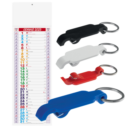 Kit Calendario 2025 + portachiavi | Cod. Kit Open